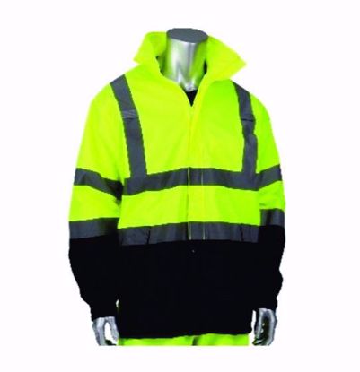 Picture of 353-1200 - ANSI Type R Class 3 Value All Purpose Waterproof Jacket with Black Bottom