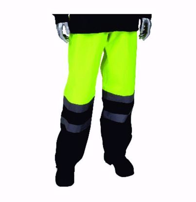 Picture of 353-1202 - ANSI Class E Value All Purpose Waterproof Pants with Black Bottom