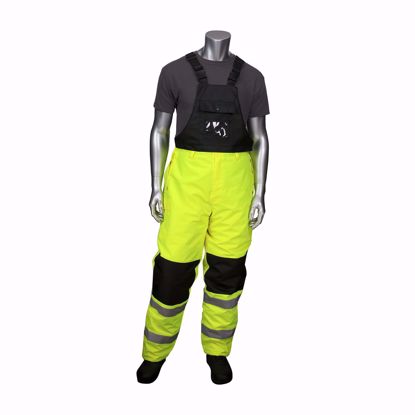 Picture of 318-1775 - ANSI Class E Insulated Bib Pants with Black Trim