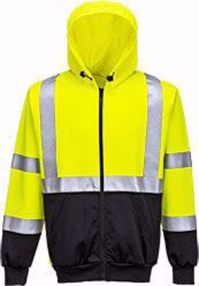 Picture of Portwest UB315 - Hi-Vis 2-Tone Zipped Hoodie