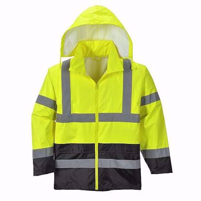 Picture of PORTWEST UH443 CLASSIC TWO TONE WATER PROOF RAIN JACKET