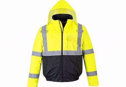 Picture of HI VIZ INSULATED ECONOMY BOMBER JACKET US363